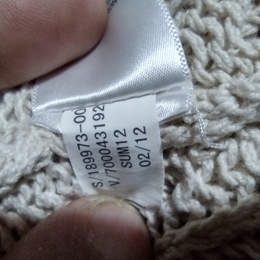 Banana Republic Crotchet Pull Over Sweater Cover Up Top l Size Small - Picture 4 of 6